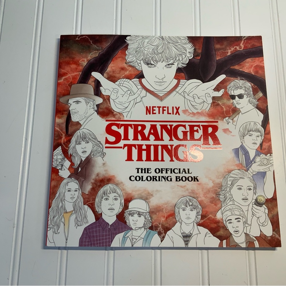 Stranger Things Netflix Official Coloring Book Brand New!